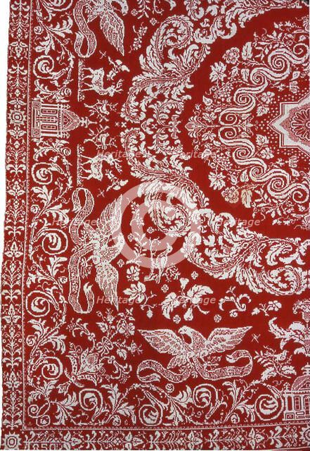 Coverlet, New York, 1850. Creator: Unknown.