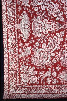 Coverlet, New York, 1855. Creator: Unknown