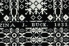 Coverlet, New York, 1833. Creator: Unknown