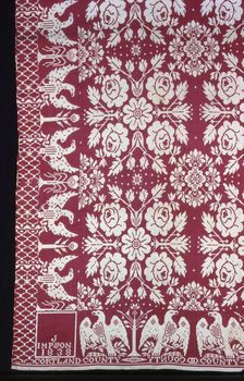 Coverlet, New York, 1838. Creator: Jacob Impson