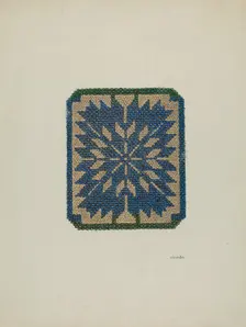 Coverlet (Section), c. 1941. Creator: Cornelius Christoffels