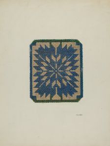 Coverlet (Section), c. 1941. Creator: Cornelius Christoffels