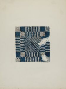 Coverlet (Section of), c. 1940. Creator: William Kieckhofel