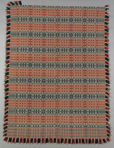 Coverlet, Pennsylvania, 1820/40. Creator: Unknown