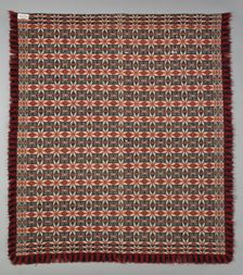 Coverlet, Pennsylvania, 1820-40. Creator: Unknown