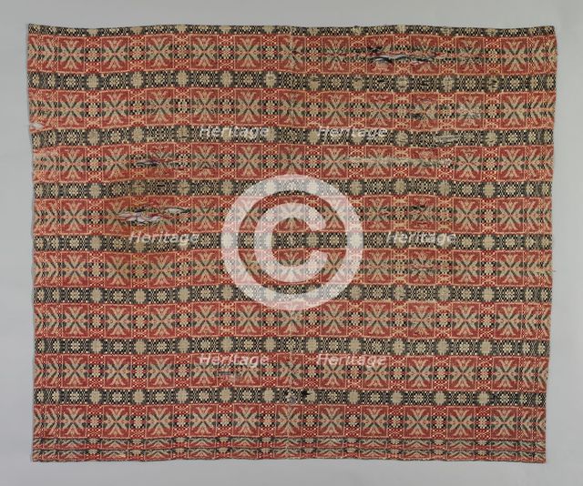 Coverlet, Pennsylvania, 1820/40. Creator: Unknown.