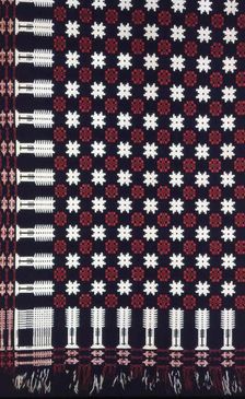 Coverlet, Pennsylvania, 1820. Creator: Rebexy Hamilton