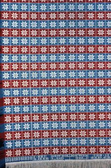 Coverlet, Pennsylvania, 1838. Creator: Isaac Brubaker