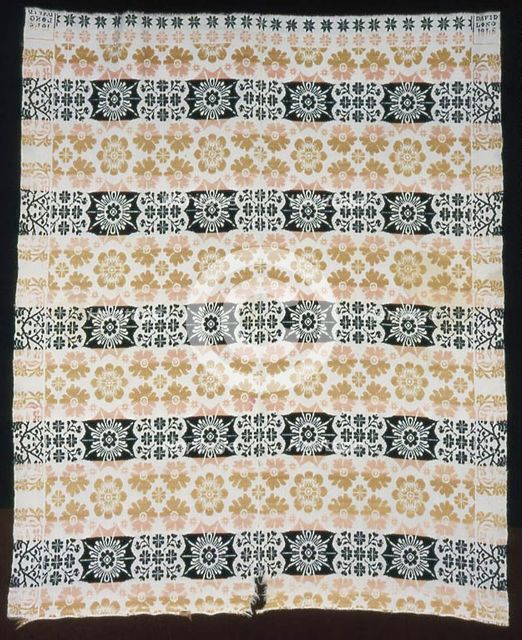Coverlet, Pennsylvania, 1846. Creator: Unknown.