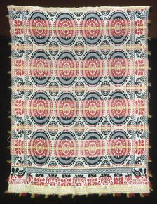 Coverlet, Pennsylvania, 1848. Creator: Unknown