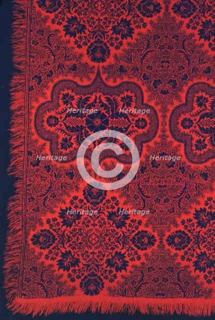 Coverlet, Pennsylvania, 1849. Creator: Unknown.