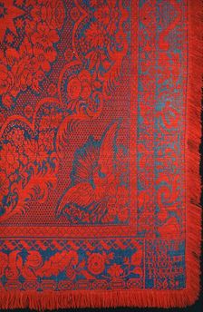 Coverlet, Pennsylvania, 1868. Creator: Ephraim Hausman