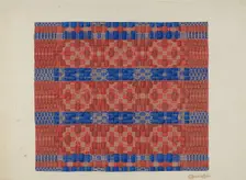Coverlet (Reverse Side), 1935/1942. Creator: Cornelius Christoffels