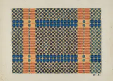 Coverlet (Reverse Side), 1935/1942. Creator: Cornelius Christoffels