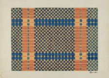 Coverlet (Reverse Side), 1935/1942. Creator: Cornelius Christoffels