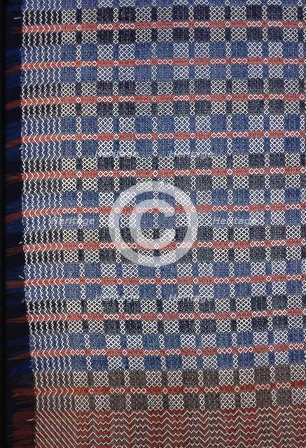 Coverlet, United States, 1801/25. Creator: Unknown.