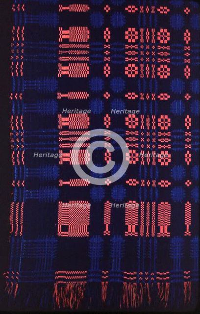 Coverlet, United States, 1825/35. Creator: Unknown.