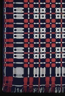 Coverlet, United States, 1825/30. Creator: Unknown