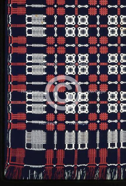 Coverlet, United States, 1825/30. Creator: Unknown.