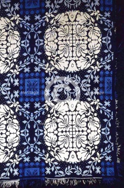 Coverlet, United States, 1825/40. Creator: Unknown.