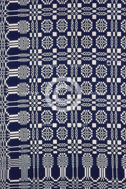 Coverlet, United States, 1820/25. Creator: Unknown.