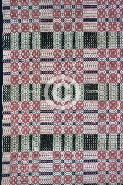 Coverlet, United States, 1820/25. Creator: Unknown.