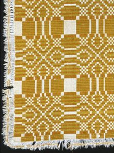 Coverlet, United States, 1820/25. Creator: Unknown