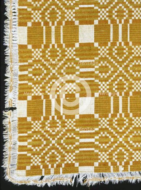Coverlet, United States, 1820/25. Creator: Unknown.