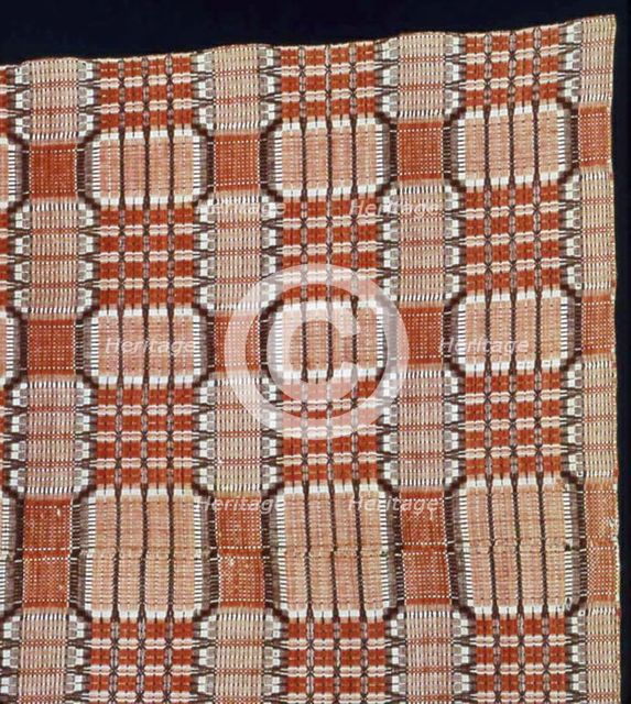 Coverlet, United States, 1820s/30s. Creator: Unknown.
