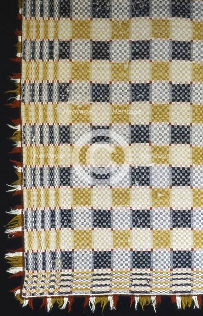 Coverlet, United States, 1820s/30s. Creator: Unknown.