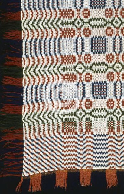 Coverlet, United States, 1820s/30s. Creator: Unknown.