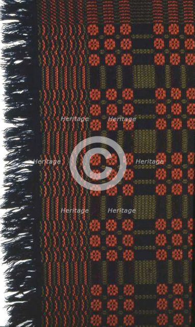Coverlet, United States, 1820s/30s. Creator: Unknown.
