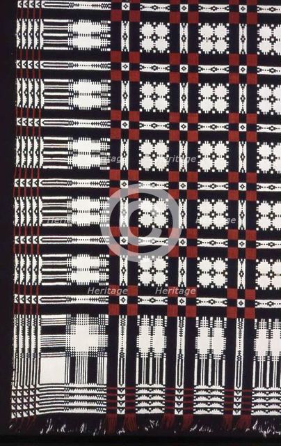 Coverlet, United States, 1835/40. Creator: Unknown.