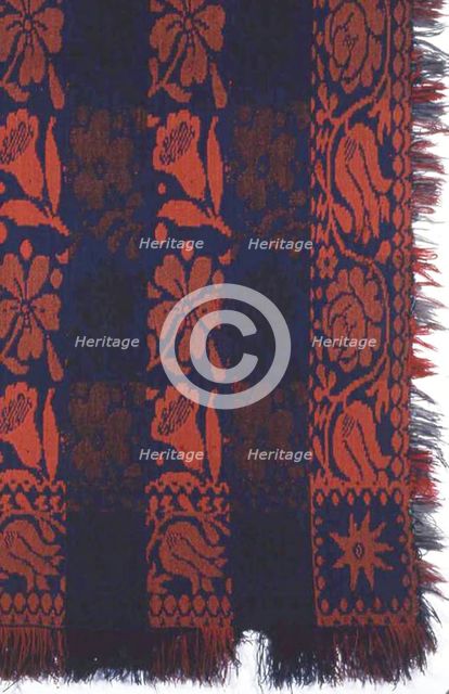 Coverlet, United States, 1850/1900. Creator: Unknown.