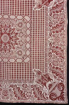 Coverlet, United States, 1870/76. Creator: Unknown