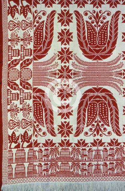 Coverlet, United States, c. 1845. Creator: Unknown.