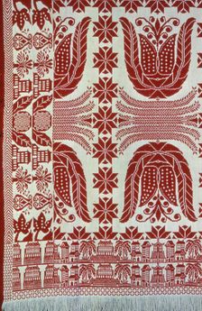 Coverlet, United States, c. 1845. Creator: Unknown