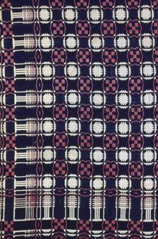 Coverlet, Virginia, c. 1825. Creator: Unknown