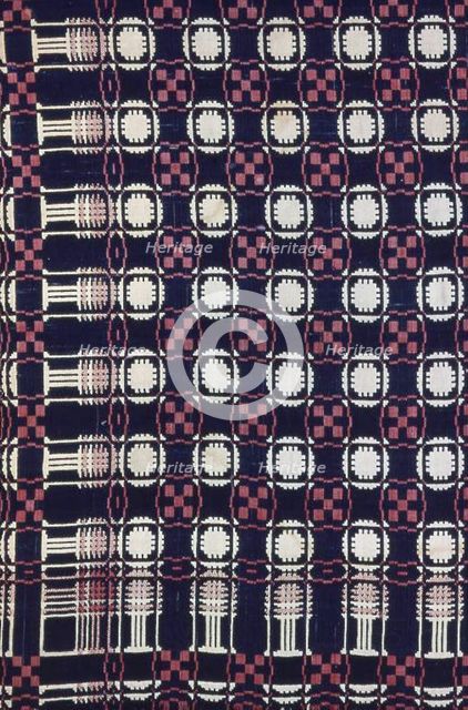 Coverlet, Virginia, c. 1825. Creator: Unknown.