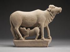 Cow and Calf, Late 7th century. Creator: Unknown