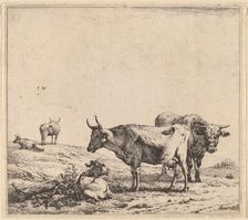 Cow, Bull and Calf. Creator: Karel Du Jardin