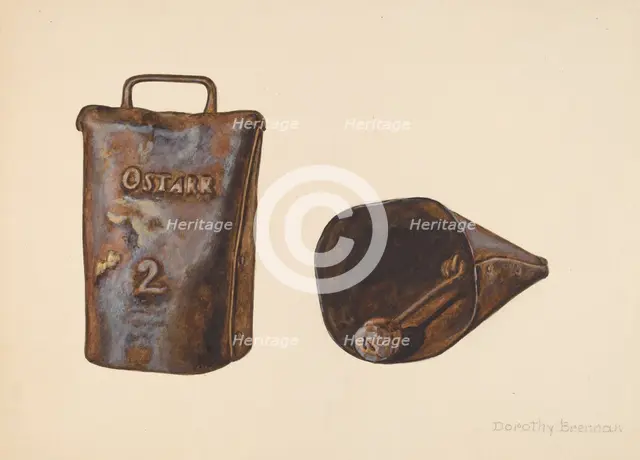 Cow Bell, 1935/1942. Creator: Dorothy Brennan.