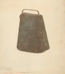 Cow Bell, 1935/1942. Creator: Unknown