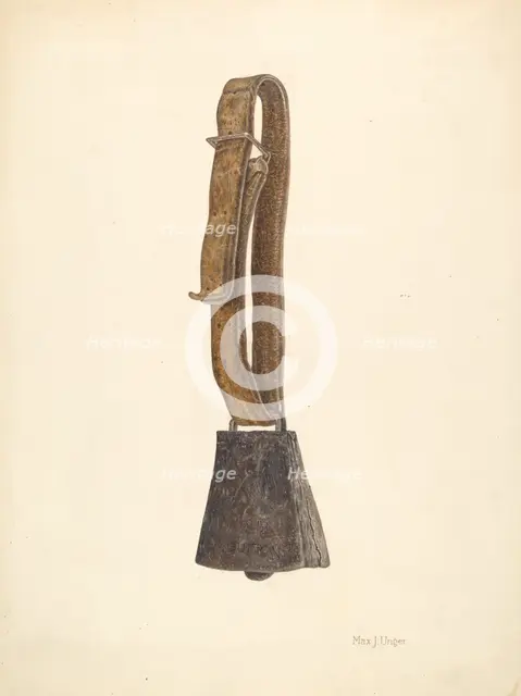 Cow Bell, c. 1939. Creator: Max Unger.