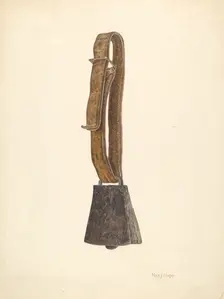 Cow Bell, c. 1939. Creator: Max Unger