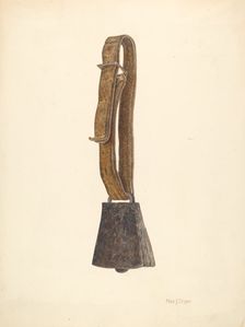 Cow Bell, c. 1939. Creator: Max Unger