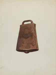 Cow Bell, c. 1940. Creator: Georgina King