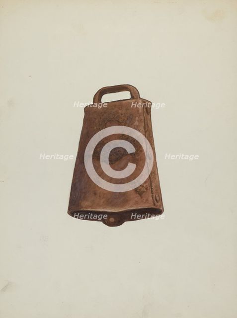 Cow Bell, c. 1940. Creator: Georgina King.