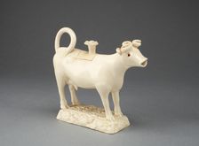 Cow Creamer, Staffordshire, c. 1750. Creator: Staffordshire Potteries