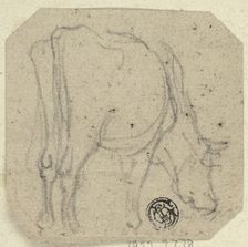 Cow Grazing, n.d. Creator: Unknown